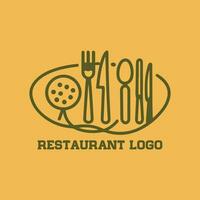 Food logo design vector