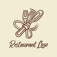 Food logo design vector