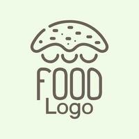 Food logo design vector image