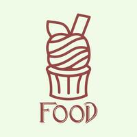 Food logo design vector image