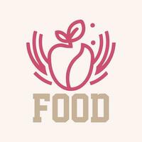 Food logo design vector image