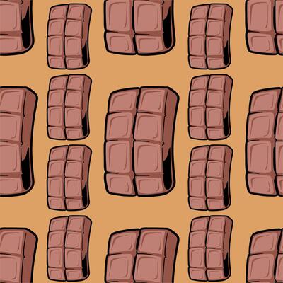 chocolate bars on a brown background