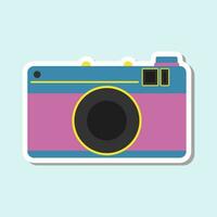 Traveling theme vector art. Cute and simple traveling kit vector icon arts