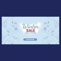 Winter theme vector arts. simple cute design art winter season vibes