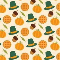 Thanksgiving celebration holiday vector arts. Simple and festive thanksgiving theme vector with dominant green, brown, and orange color