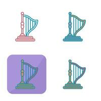 Harp Vector Icon