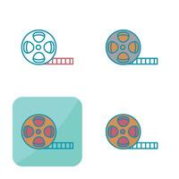 Film Reel Vector Icon