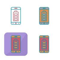 Mobile Battery Vector Icon