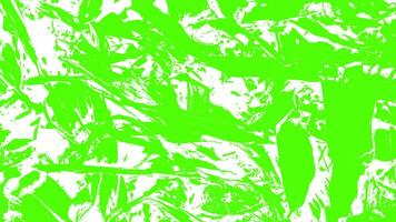 abstract grungy wit spatten Aan een groen scherm chroma sleutel video