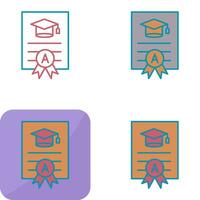 Report Card Vector Icon