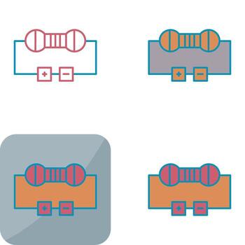 Resistor Vector Icon