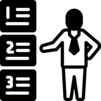 solid icon for priority vector