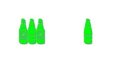 Beer Bottles and alcohol Icon vector