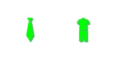 Tie and Pyjamas Icon vector