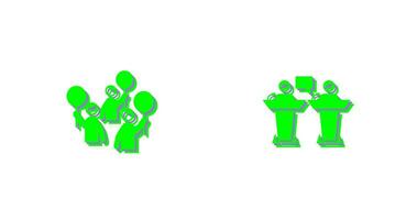 Protest and Debate Icon vector