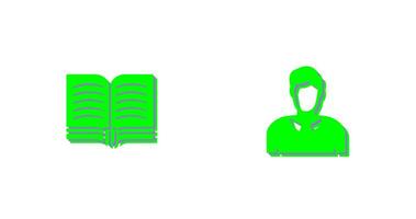 Book and Judge Icon vector