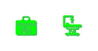 First Aid Kit and operating Room Icon vector