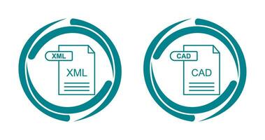 xml y canalla icono vector