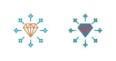 icono de vector de diamante