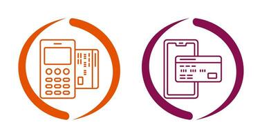 Card Machine and Payment Icon vector