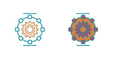 Automated Process Vector Icon