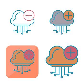 Cloud Computing Vector Icon