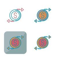 Money Flow Vector Icon