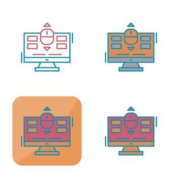 icono de vector de desplazamiento