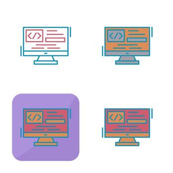 Coding Vector Icon
