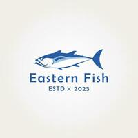 Create a logo for a fishing company vector