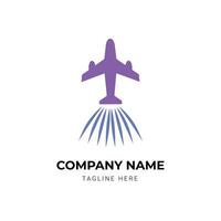 creative travel agency logo design template vector