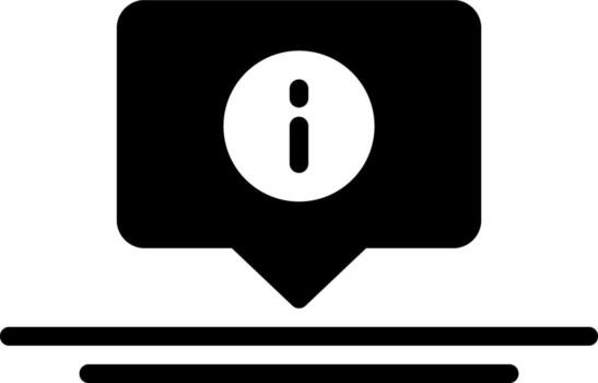 solid icon for chat vector