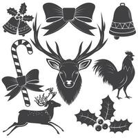 Collection of Christmas Icons vector