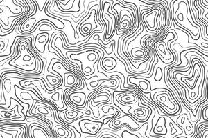 Seamless pattern topographic map background. Vector illustration.