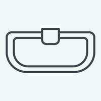 Icon Grills. related to Car Parts symbol. color mate style. simple design editable. simple illustration vector
