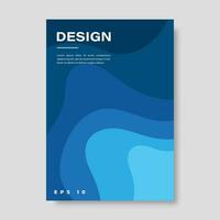 vistoso libro cubrir folleto diseños vector ilustración.