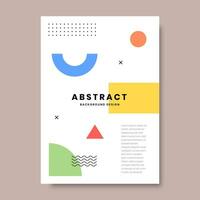 libro cubrir folleto diseños en geométrico estilo. vector ilustración.