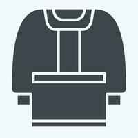 Icon Clothes. related to Russia symbol. glyph style. simple design editable. simple illustration vector