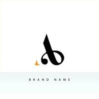 ab infinity initial letter logo icon design vector