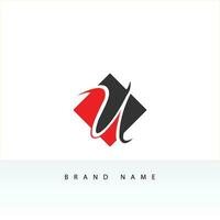 Abstract Initial Letter T and J Logo. Colorful Geometric Shapes Linked Letters isolated on Double Background. Usable for Business and Branding Logos. Flat Vector Logo Design Template Element.