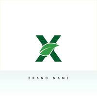 Letter X Logo Design vector template. Monogram Logotype concept icon.