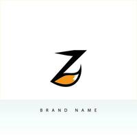 initial letter logo Z initial company icon business logo background illustration vector