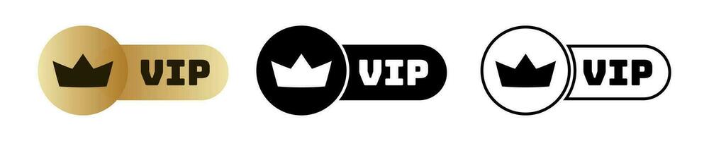 VIP miembro insignia. prima miembro vector