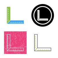 square Ruler Vector Icon