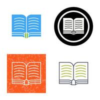 icono de vector de libro