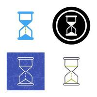 icono de vector de reloj de arena