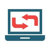Migrating Vector Glyph Two Color Icon For Personal And Commercial Use.
