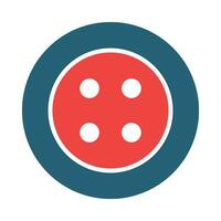 Button Vector Glyph Two Color Icon For Personal And Commercial Use.