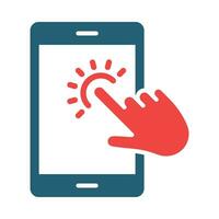 User Experience Vector Glyph Two Color Icon For Personal And Commercial Use.