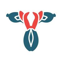 Iris Vector Glyph Two Color Icon For Personal And Commercial Use.